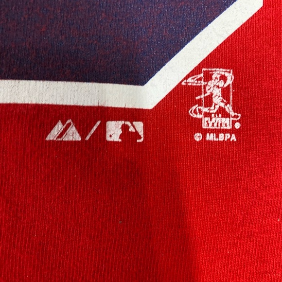 Boston Red Sox #15 Dustin Pedroia T-Shirt Men’s Medium MLB Baseball Tee - Picture 5 of 8